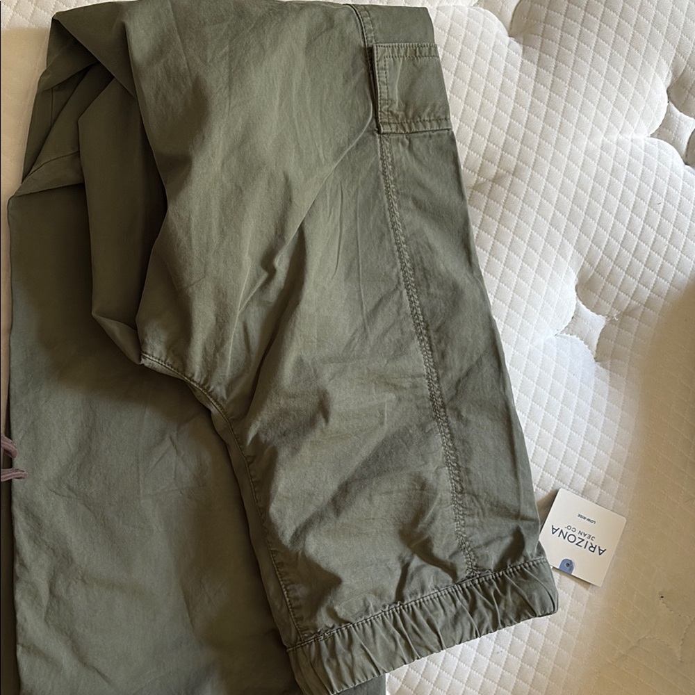 Arizona Jean Company Green Cargo Pants Utility Style